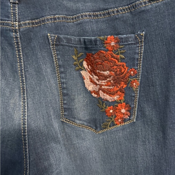 Jeans- stretch Gloria Vanderbilt - Jessa - skinny jeans- size 14 - Picture 4 of 5